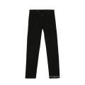 Man's Black Cotton Pandex Twill Cargo Pants